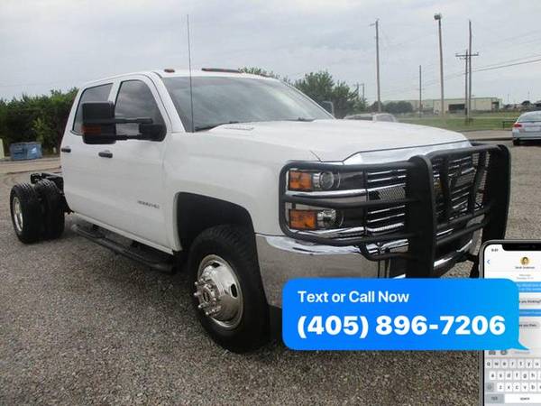 2016 Chevrolet Chevy Silverado 3500HD CC Work Truck 4x4 4dr Crew Cab... for sale in MOORE, OK – photo 2