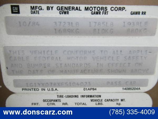 1985 Chevrolet Corvette 2dr Coupe for sale in Topeka, KS – photo 22