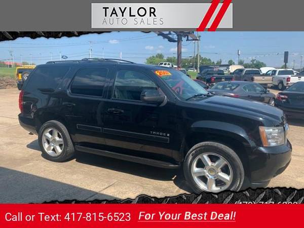 2007 Chevy Chevrolet Tahoe LTZ 4dr SUV 4WD suv Black for sale in Springdale, AR
