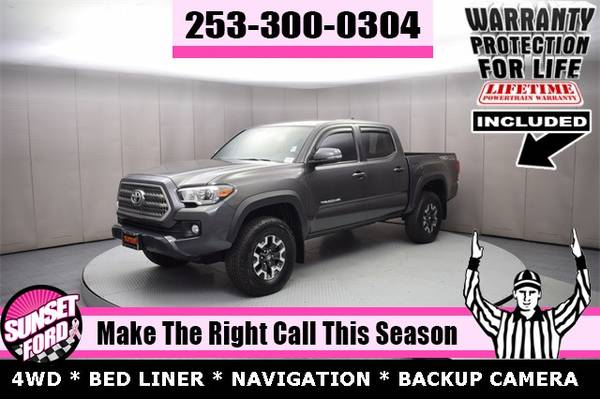 2017 Toyota Tacoma TRD Offroad V6 4WD Double Cab 4X4 PICKUP TRUCK for sale in Sumner, WA