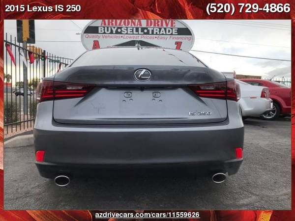 2015 Lexus IS 250 Crafted Line 4dr Sedan ARIZONA DRIVE FREE... for sale in Tucson, AZ – photo 8