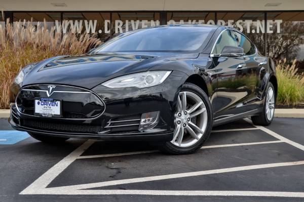 2013 *Tesla* *Model S* *4dr Sedan* Black - cars & trucks - by dealer... for sale in Oak Forest, IL