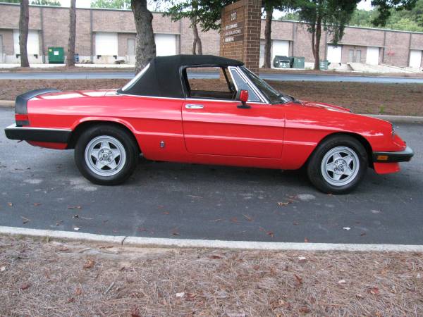 1984 Alfa Romeo Spider ; Red; 46 K. Miles !! for sale in Tucker, GA – photo 5