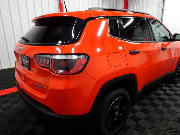 2017 Jeep Compass Sport 4x4 hatchback Orange - cars & trucks - by... for sale in Branson West, MO – photo 19