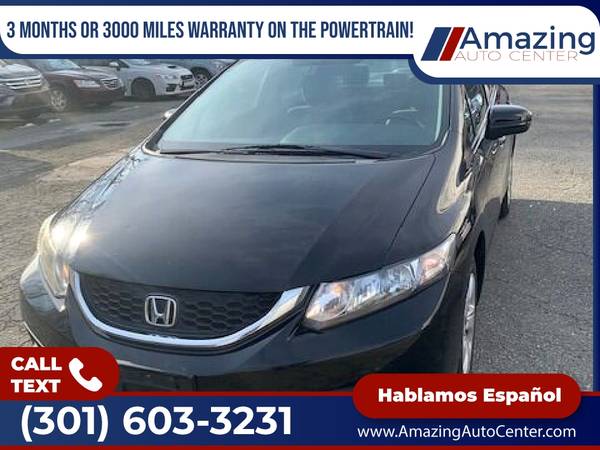 2015 Honda Civic LXSedan CVT FOR ONLY - - by dealer for sale in Capitol Heights, District Of Columbia