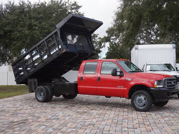 2004 Ford F-550 12 Dump Truck Red - - by dealer for sale in Bradenton, FL – photo 16