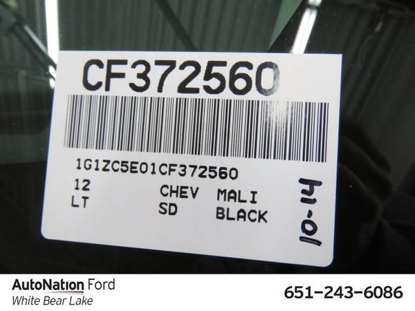 2012 Chevrolet Malibu LT w/1LT SKU:CF372560 Sedan for sale in White Bear Lake, MN – photo 21