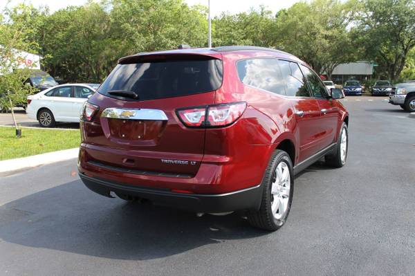 2017 Chevrolet Traverse FWD 4dr LT w/1LT Siren Red - cars & for sale in Gainesville, FL – photo 3