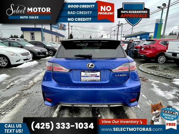 2014 Lexus CT 200h 200 h 200-h BaseHatchback FOR ONLY 379/mo! for sale in Lynnwood, WA – photo 11