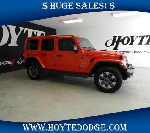 2019 Jeep Wrangler Unlimited Sahara 4x4 - Get Pre-Approved Today! for sale in Sherman, TX