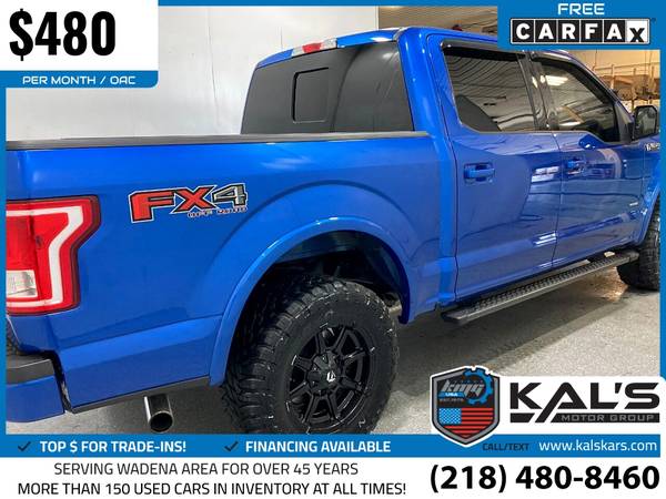 480/mo - 2015 Ford F150 F 150 F-150 XLT 4x4SuperCrew 55 ft SB for sale in Wadena, MN – photo 6
