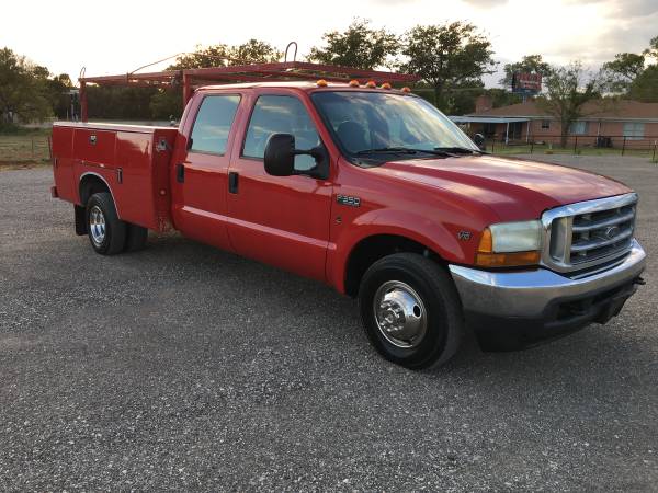 2001 FORD F350 DUALLY UTILITY BED V10 for sale in Arlington, TX
