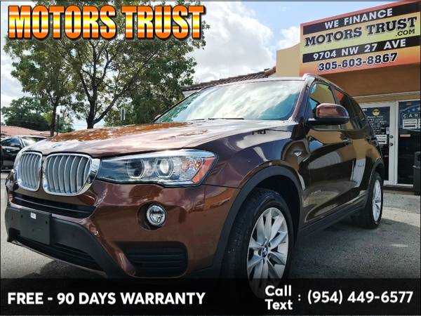 2017 BMW X3 sDrive28i Sports Activity Vehicle BAD CREDIT NO PROBLEM! for sale in Miami, FL – photo 2