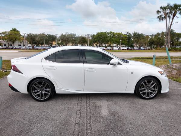 2015 LEXUS IS 250 RED LEATHER SEATS 24K MILE $3000 DOWN WE FINANCE ALL for sale in Pompano Beach, FL – photo 5