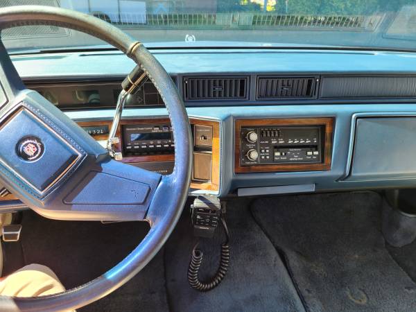 1989 Cadillac Deville - Powder Blue/White Leather for sale in Vancouver, OR – photo 6