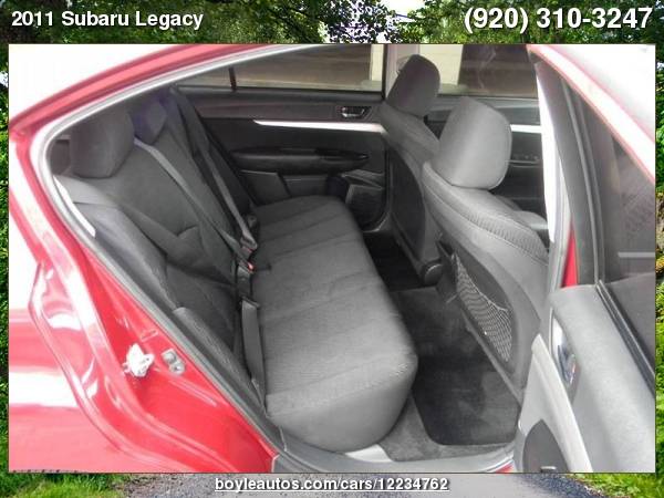2011 Subaru Legacy 2.5i Premium AWD 4dr Sedan CVT with for sale in Appleton, WI – photo 17