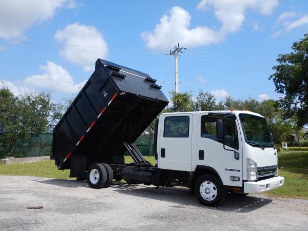 2008 Chevrolet W4500 Crew Cab Dump FL Truck 5.2L Isuzu Diesel Landscap for sale in West Palm Beach, FL – photo 2