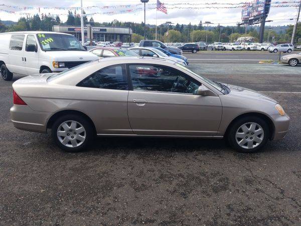 2002 Honda Civic EX Coupe Auto! Moon Roof! Clean Title! 35mpg! CALL for sale in Portland, OR – photo 4