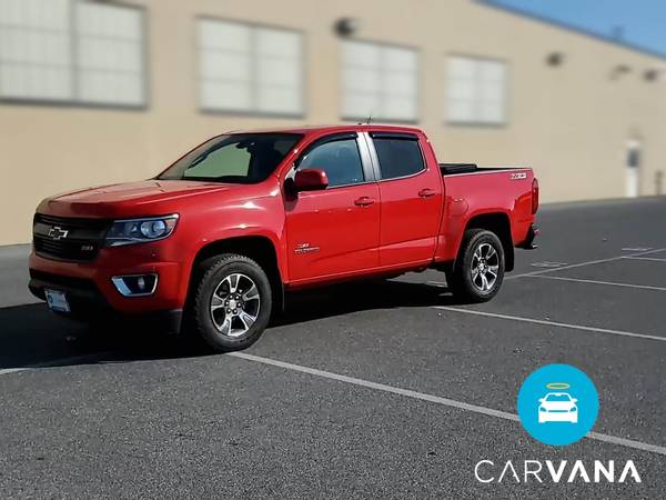 2017 Chevy Chevrolet Colorado Crew Cab Z71 Pickup 4D 5 ft pickup Red... for sale in Worcester, MA – photo 3