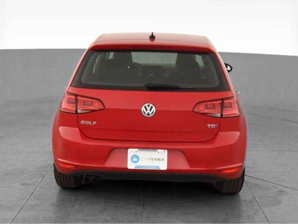 2015 VW Volkswagen Golf TDI SE Hatchback Sedan 4D sedan Red -... for sale in South El Monte, CA – photo 9