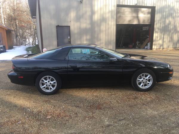 2001 Chevrolet Camaro, Black, Glass T-Tops, One Owner, Low Miles for sale in River Falls, MN – photo 6