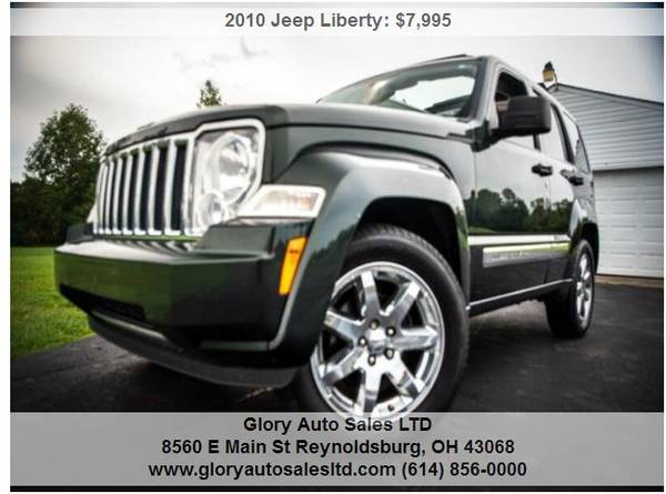 2010 JEEP LIBERTY LIMITED 4X4 NAV LEATHER SKY SLIDER ROOF $6995 CASH... for sale in REYNOLDSBURG, OH – photo 4