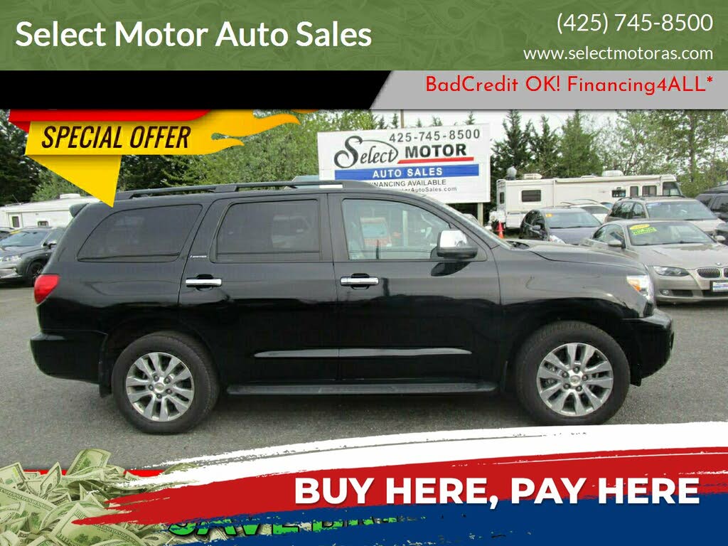 2010 Toyota Sequoia Limited 4WD FFV for sale in Lynnwood, WA