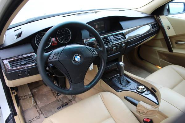 2005 BMW 525i E60 Alpine White Tan Leather Clean Title Smogged for sale in Covina, CA – photo 11