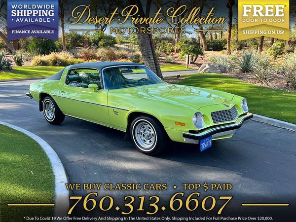 This 1974 Chevrolet Camero Coupe Coupe is simply ELEGANT - cars & for sale in Palm Desert , CA – photo 3