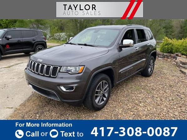 2017 Jeep Grand Cherokee LIMITED GRAY - - by dealer for sale in Springdale, MO