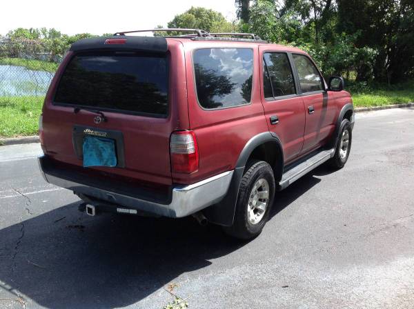 2000 TOYOTA 4RUNNER MANUAL TRANSMISSION 2WD 4 CYLINDERS TRUCK for sale in Orlando, FL – photo 3