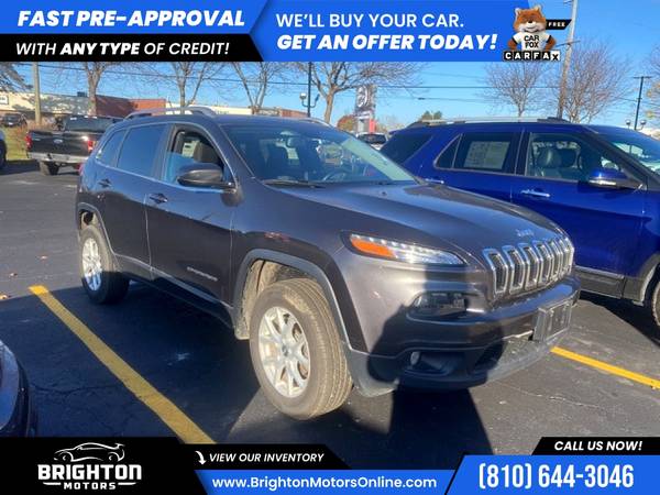 2014 Jeep Cherokee Latitude FOR ONLY $191/mo! - cars & trucks - by... for sale in Brighton, MI