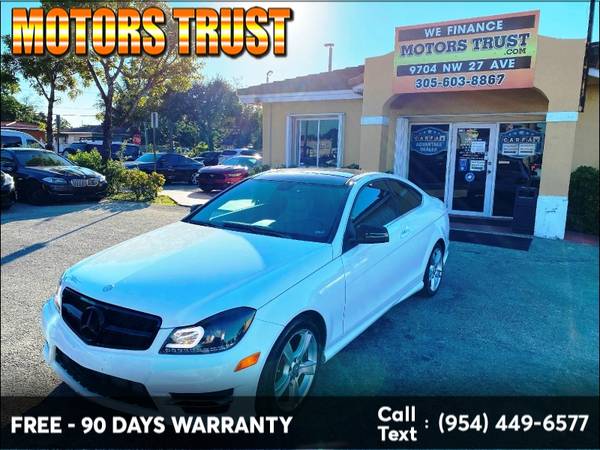 2013 Mercedes-Benz C-Class 2dr Cpe C 250 RWD BAD CREDIT NO PROBLEM!... for sale in Miami, FL