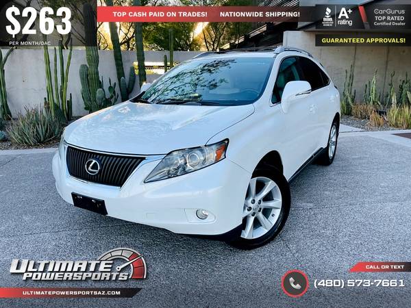 263/mo - 2012 Lexus RX 350 GUARANTEED APPROVAL - - by for sale in Scottsdale, AZ – photo 2