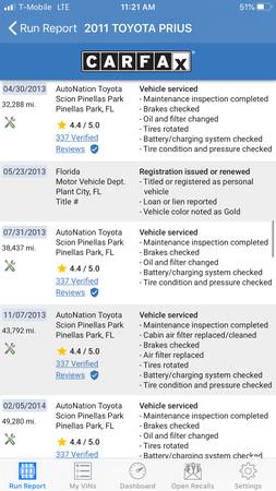 2011 Toyota Prius One Florida Owner !! - cars & trucks - by dealer -... for sale in Naples, FL – photo 14
