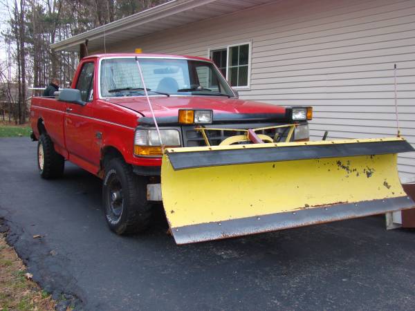 1996 FORD F-150 4X4 PLOW TRUCK - cars & trucks - by owner - vehicle... for sale in Suamico, WI