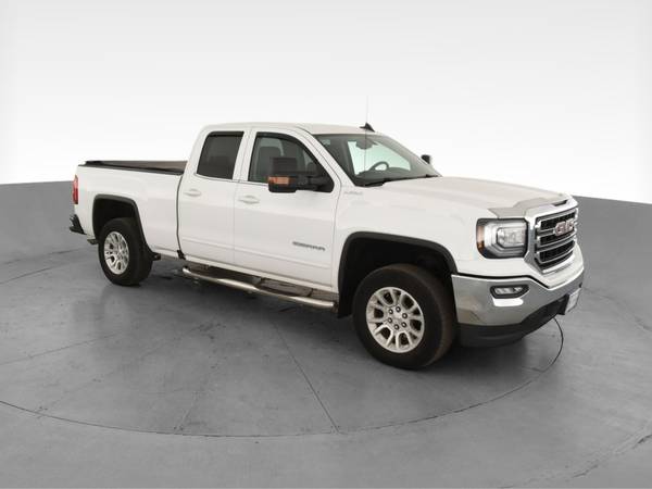2018 GMC Sierra 1500 Double Cab SLE Pickup 4D 6 1/2 ft pickup White... for sale in Buffalo, NY – photo 15