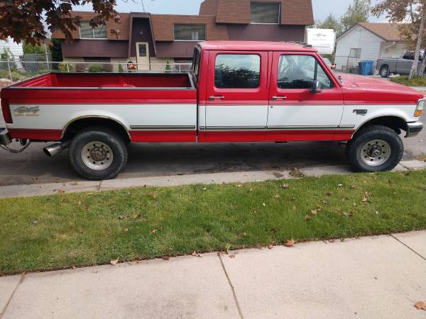 1997 Ford F350 4x4 crew cab - cars & trucks - by owner - vehicle... for sale in West Jordan, UT