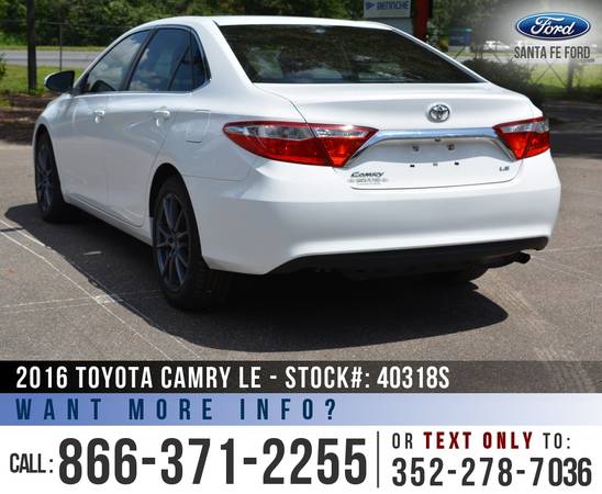 *** 2016 Toyota Camry LE *** Camera - Bluetooth - Tinted Windows -... for sale in Alachua, FL – photo 5