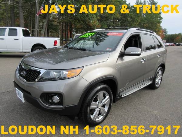 2012 KIA SORENTO SUV EX AWD NAVIGATION 3RD ROW WITH CERTIFIED WARRANTY for sale in LOUDON, ME