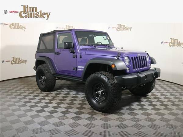 2018 Jeep Wrangler JK SUV Sport - Jeep Purple - - by for sale in Clinton Township, MI – photo 20