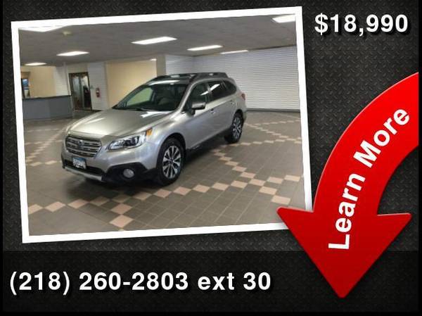 2015 Subaru Outback 2 5i Limited - - by dealer for sale in Duluth, MN
