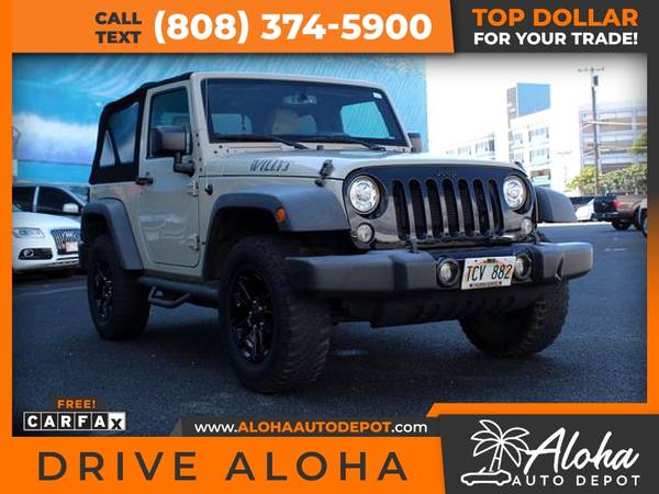 2017 Jeep Wrangler Sport SUV 2D 2 D 2-D for only 535/mo! - cars & for sale in Honolulu, HI – photo 8