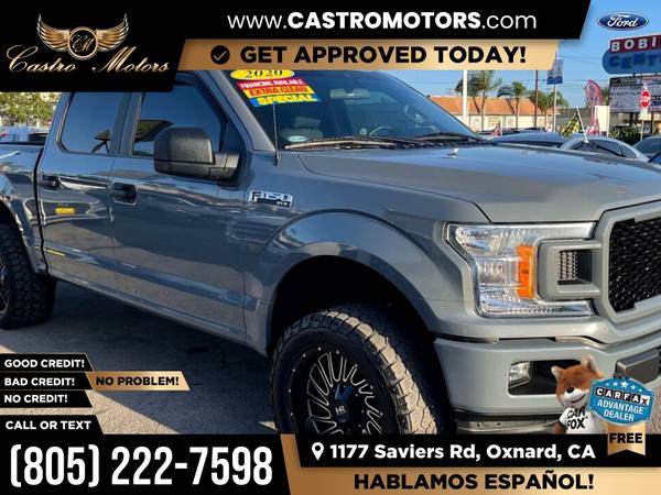 2020 Ford F150 F 150 F-150 XL 4x4SuperCrew 55 ft SB for only for sale in Oxnard, CA – photo 3