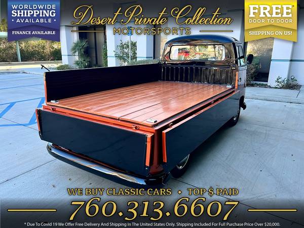 1966 Volkswagen Pick up Type 2 T2 Pickup that performs beyond belief for sale in Palm Desert, UT – photo 4