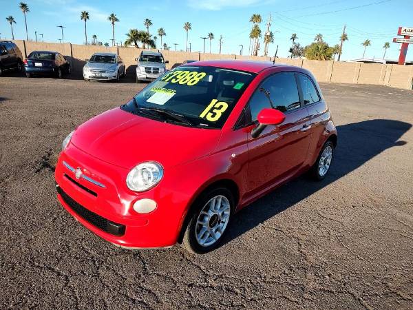 2013 Fiat 500 2dr HB Pop FREE CARFAX ON EVERY VEHICLE - cars & for sale in Glendale, AZ – photo 2