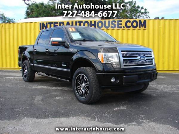 2011 Ford F-150 Platinum SuperCrew 5.5-ft. Bed 2WD for sale in New Port Richey , FL