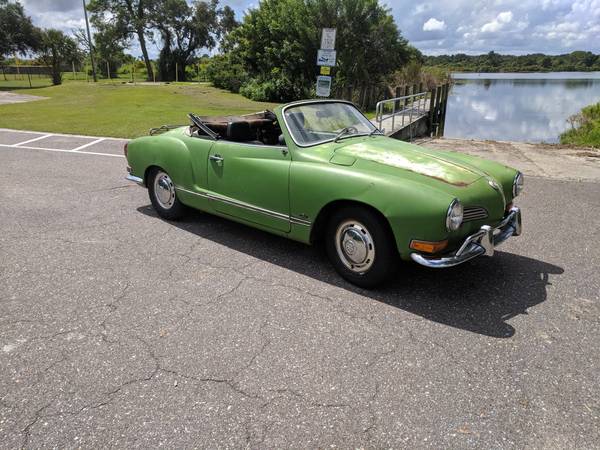 1971 VW Karmann Ghia Convertible SURVIVOR stored since 84 for sale in Safety Harbor, FL – photo 3