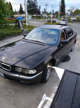Bmw 740il runs great very good looking too - - by for sale in Everett, WA