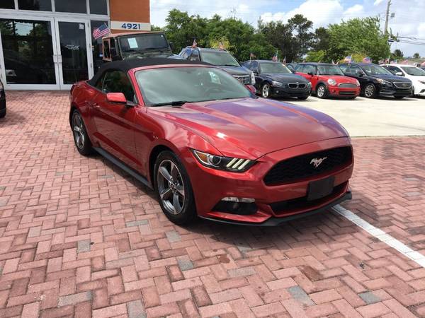 2016 *Ford* *Mustang* *2dr Convertible V6* Race Red for sale in Deerfield Beach, FL – photo 7